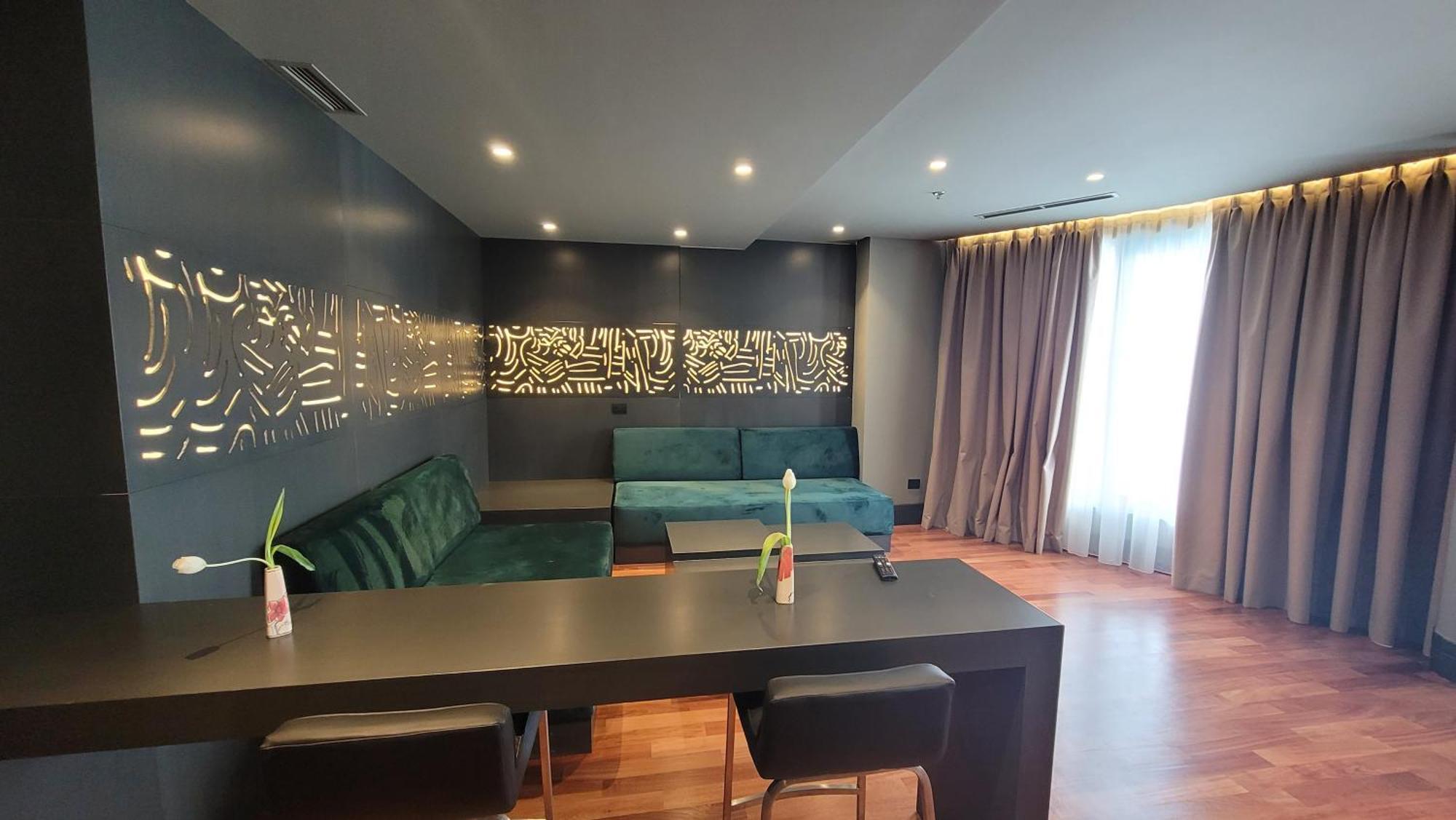Arka Art Hotel ติรานา ภายนอก รูปภาพ The interior of the hotel
